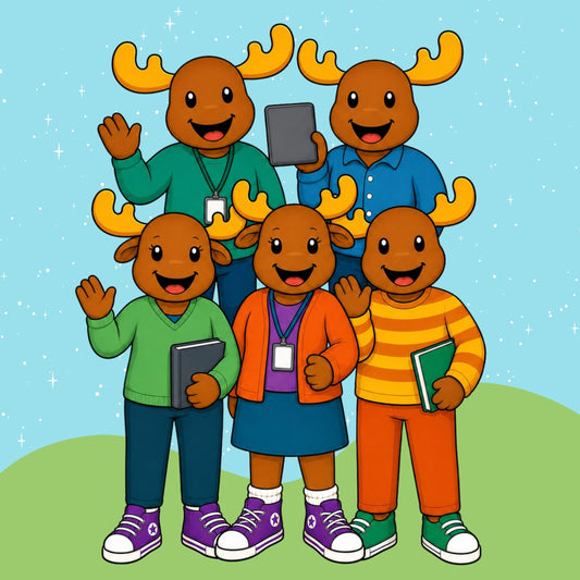 Mac and Macy characters representing an annual primary school membership