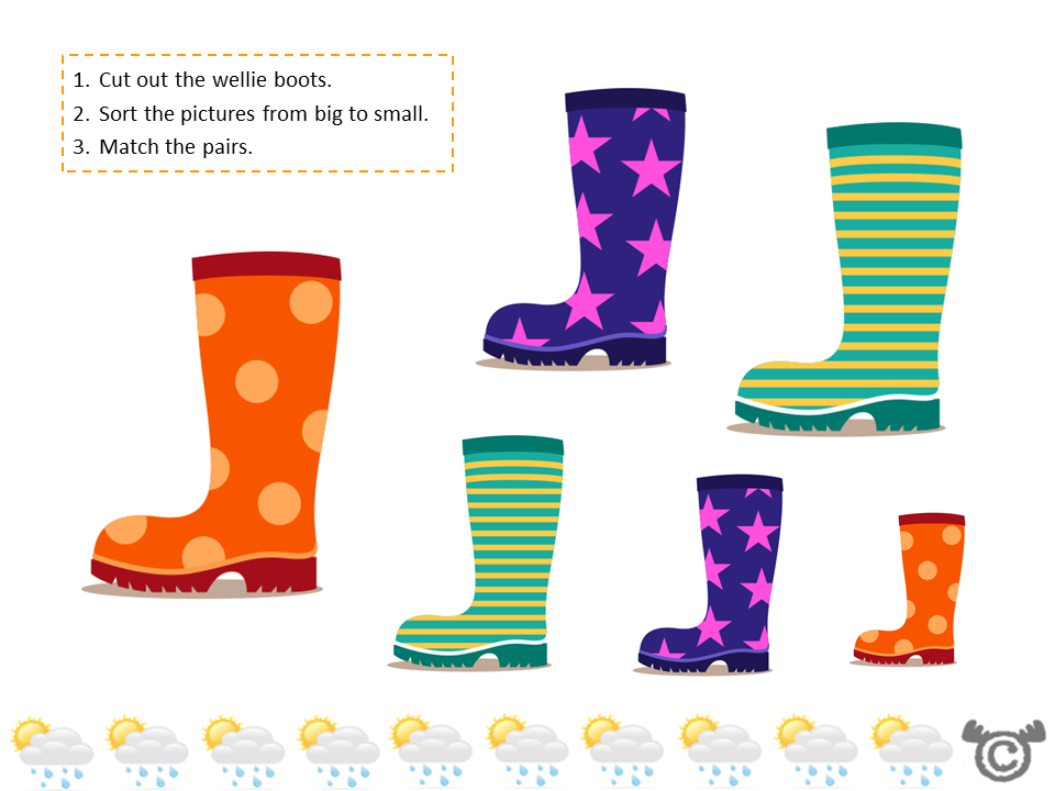 Sorting activity from Seasons Social Studies pack, Early Level