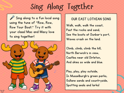 Song from My Area – East Lothian Social Studies pack, First Level