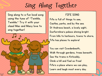 Wordsearch from My Area – Fife Social Studies pack, First Level