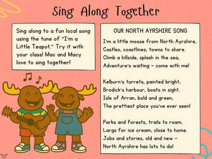 Song from My Area – North Lanarkshire Social Studies pack, First Level