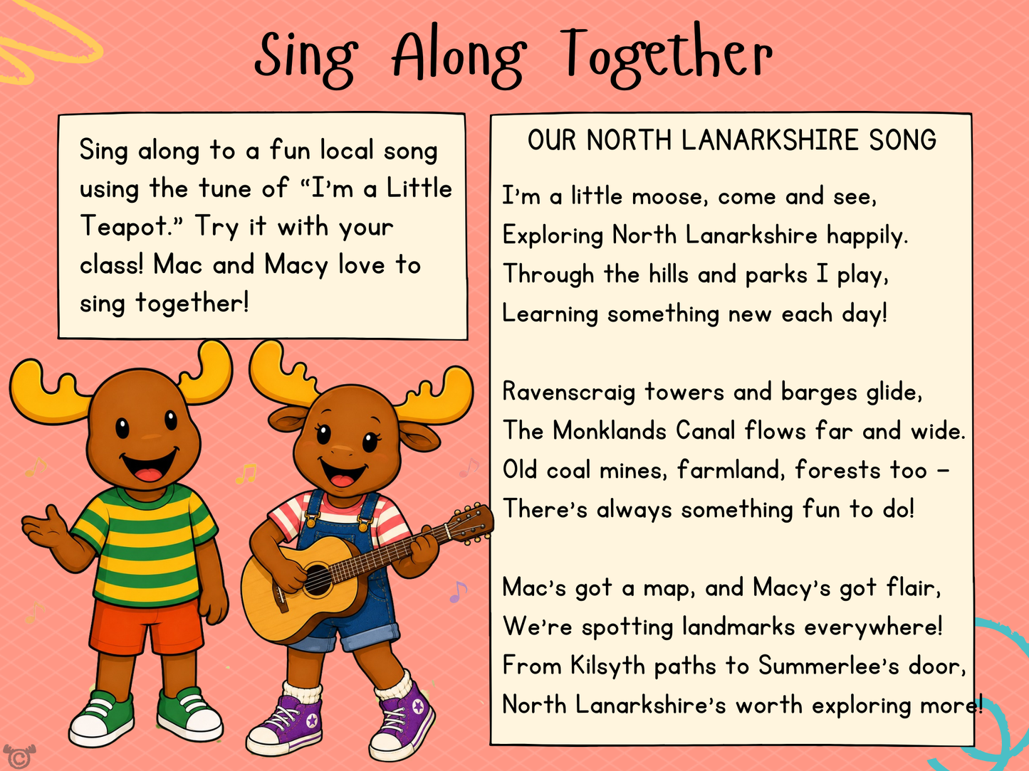 Song from My Area – North Lanarkshire Social Studies pack, First Level