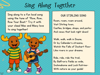 Song from My Area – Stirling Social Studies pack, First Level