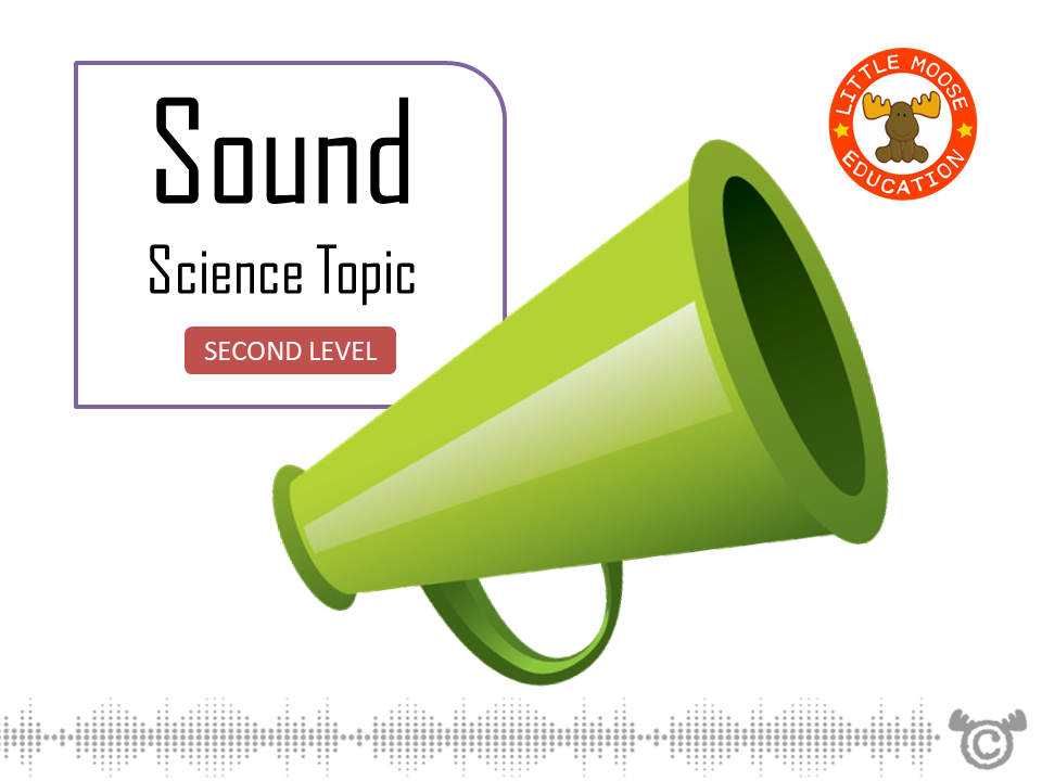 Sound digital topic pack front cover, Science Second Level, Curriculum for Excellence