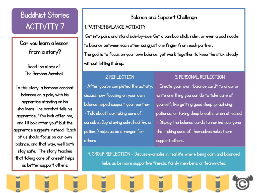 Story-based activity from Stories RME pack, Second Level