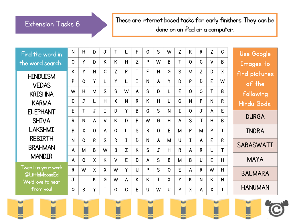 Extension tasks from Stories RME pack, Second Level