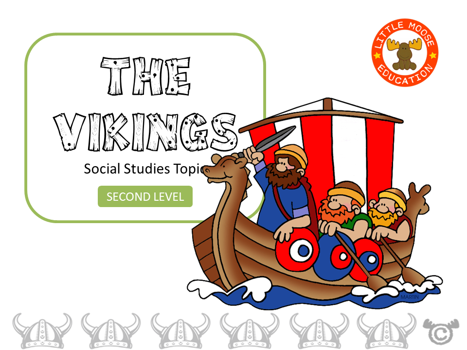 Vikings digital topic pack front cover, Social Studies Second Level, Curriculum for Excellence