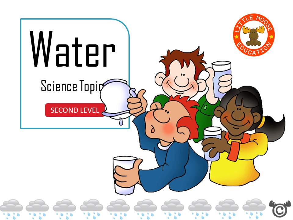 Water digital topic pack front cover, Science Second Level, Curriculum for Excellence