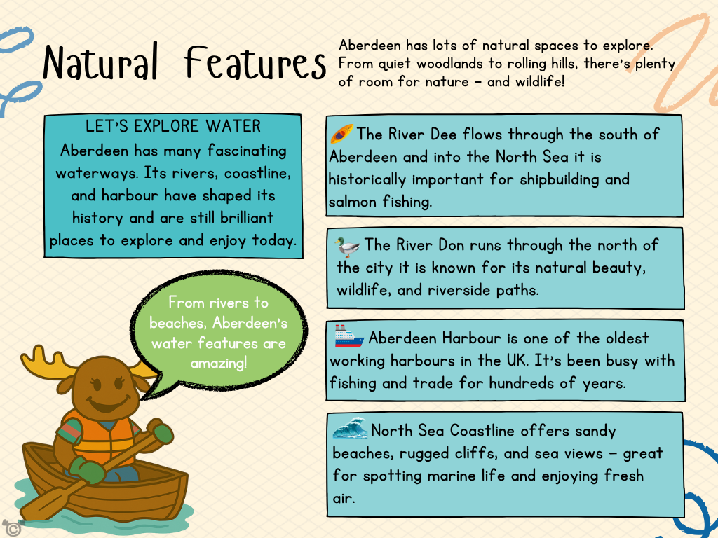 Teacher’s notes from My Area – Aberdeen Social Studies pack, First Level