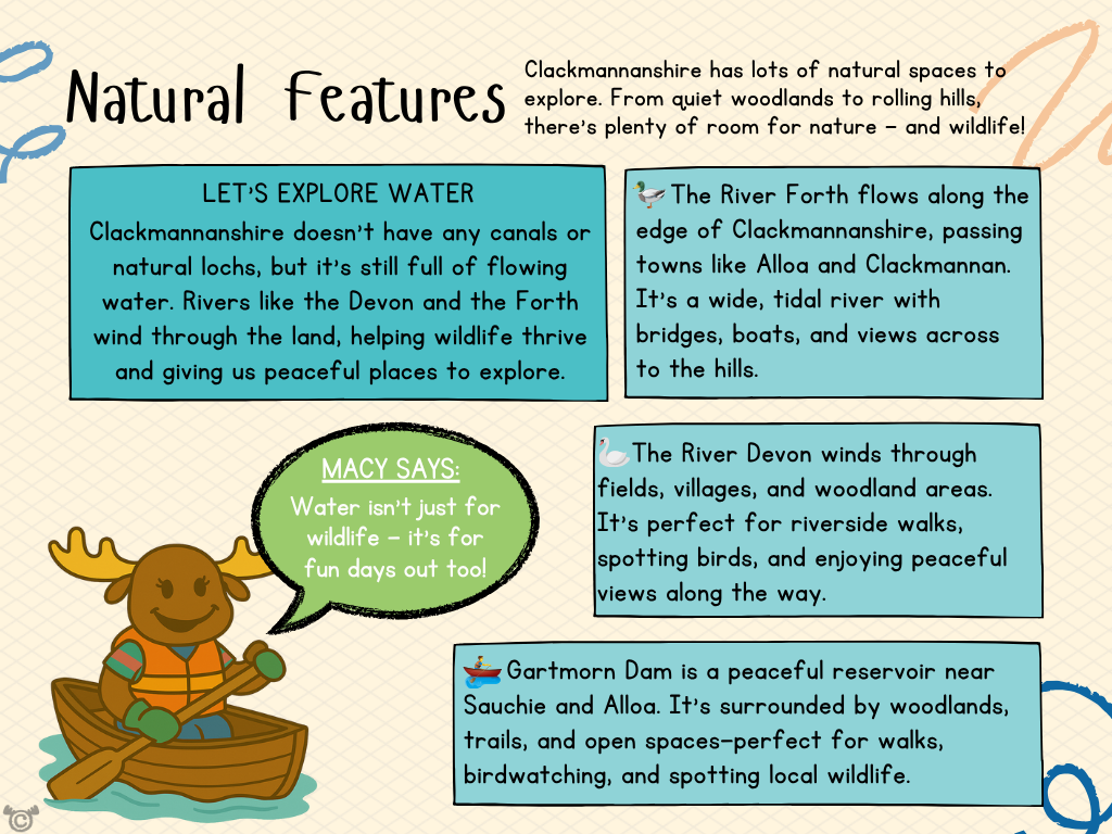 Teacher’s notes from My Area – Clackmannanshire Social Studies pack, First Level