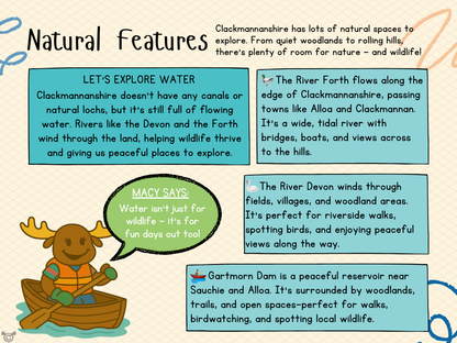 Teacher’s notes from My Area – Clackmannanshire Social Studies pack, First Level