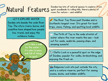 Teacher’s notes from My Area – Dundee Social Studies pack, First Level