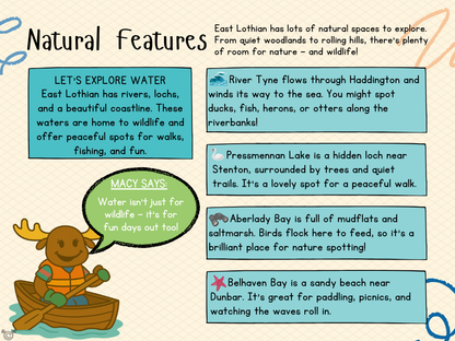 Teacher’s notes from My Area – East Lothian Social Studies pack, First Level