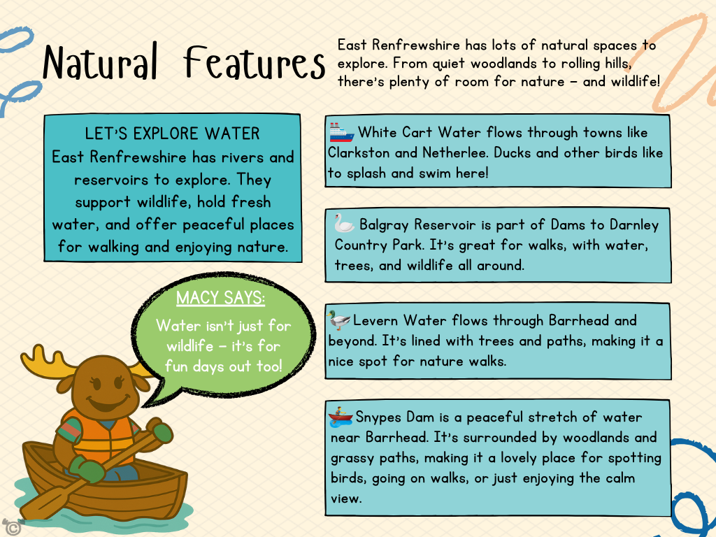 Teacher’s notes from My Area – East Renfrewshire Social Studies pack, First Level