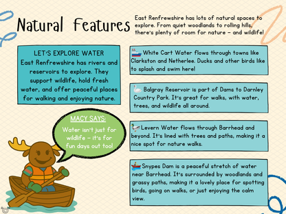 Teacher’s notes from My Area – East Renfrewshire Social Studies pack, First Level