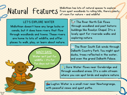 Teacher’s notes from My Area – Midlothian Social Studies pack, First Level