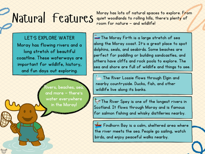 Teacher’s notes from My Area – Moray Social Studies pack, First Level