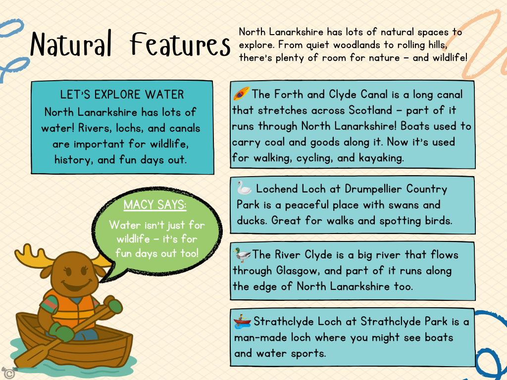 Teacher’s notes from My Area – North Lanarkshire Social Studies pack, First Level