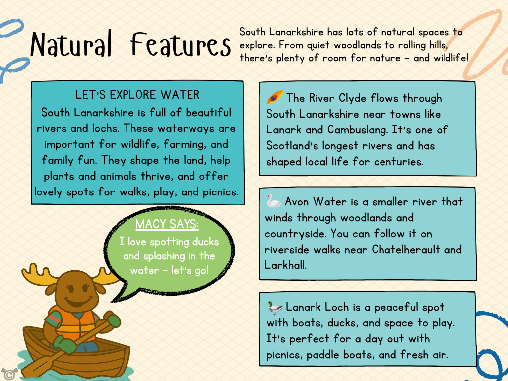 Teacher’s notes from My Area – South Lanarkshire Social Studies pack, First Level