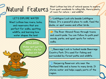 Teacher’s notes from My Area – West Lothian Social Studies pack, First Level