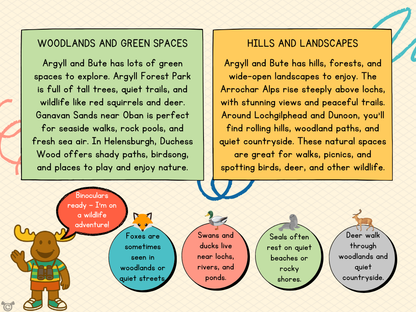 Teacher’s notes from My Area – Argyll and Bute Social Studies pack, First Level