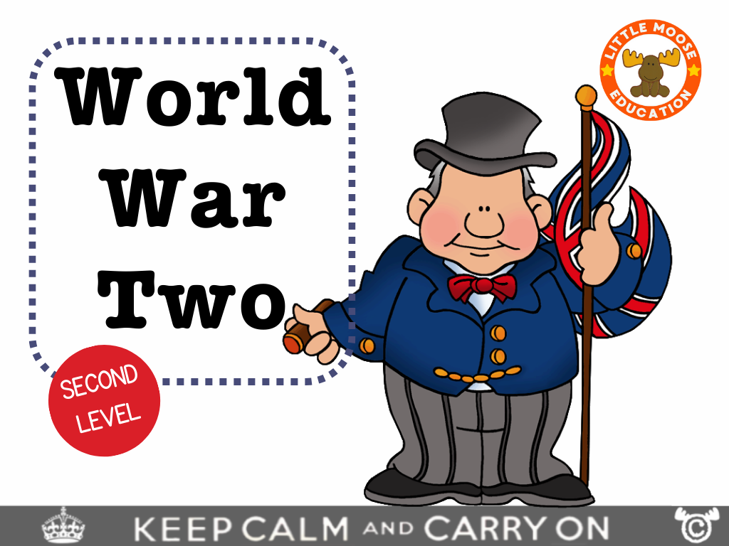 World War Two digital topic pack front cover, Social Studies second Level, Curriculum for Excellence